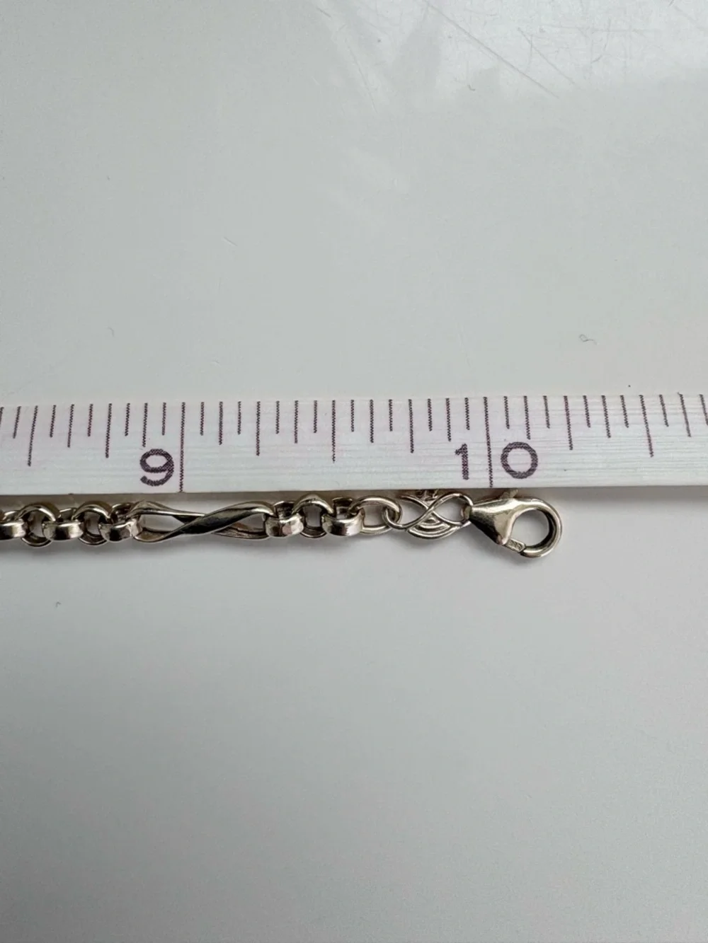 EG 14k Yellow Gold Chain 10” Bracelet Italy 585 Signed LobsterClasp 3.6g 3.175mm